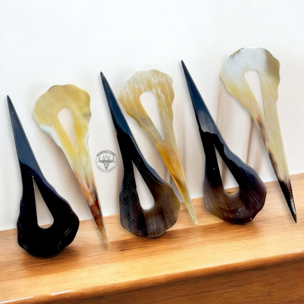 Tusuk konde rambut bahan tanduk unik
