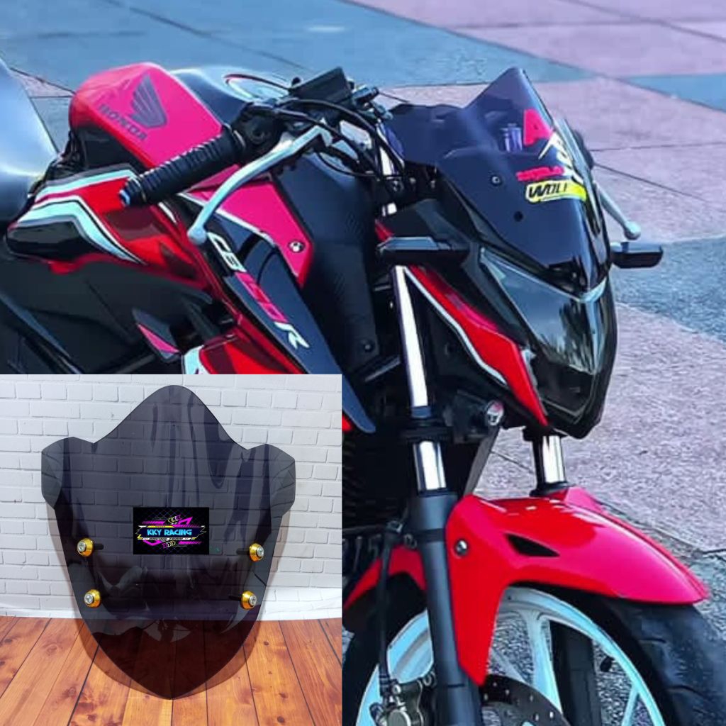 VISOR CB 150R NEW/OLD MODEL TERBARU WINDSHIELD CB 150R SE PLUS BAUT VARIASI