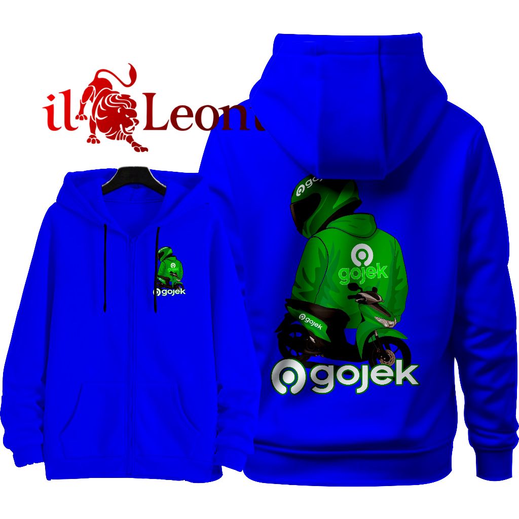 JAKET OJOL-JAKET HOODIE BIKERSGOJEK-JAKET OJOL KEREN-JAKET GOJEK TRENDI