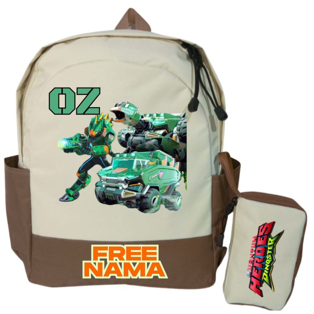 Ransel Anak Sd/Tk Quantum Heroes Dinoster OZ Megazort