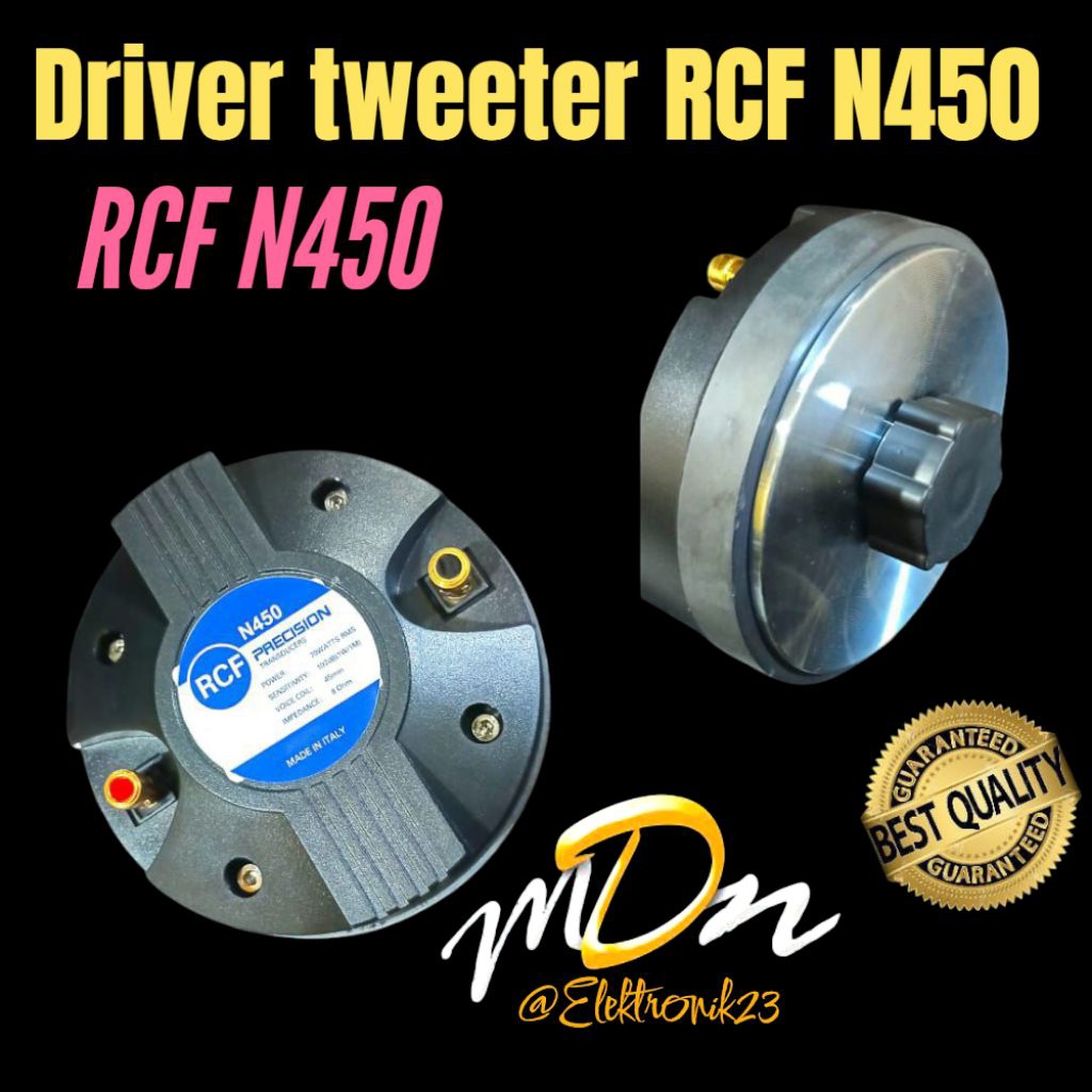 SPOOL DRIVER TWEETER RCF450 MODEL DRAT SPOOL DRIVER TWEETER RCF450N