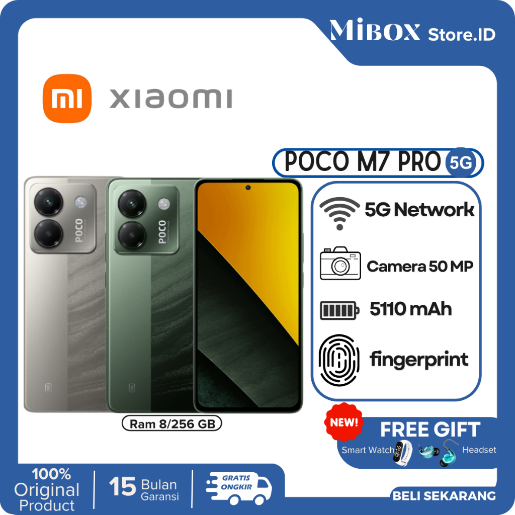 Poco M7 Pro 5G 8/256 ( NO REPACK) AMOLED Corning Gorilla Glass 5 5110 mAh NEW