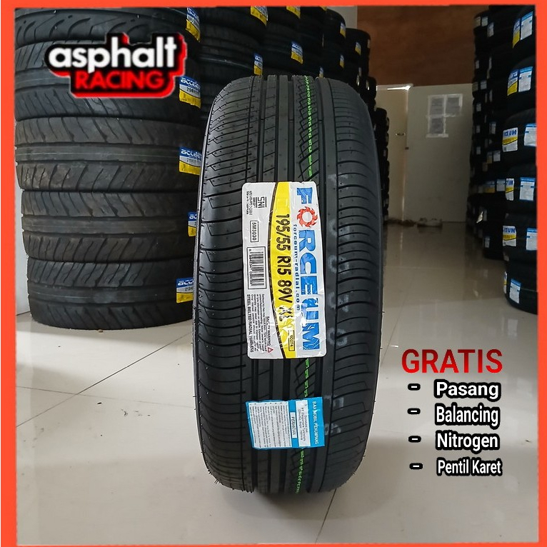 BAN MOBIL MURAH DAN BERKUALITAS 195 55 R15 MERK FORCEUM ECOSA RING 15 195/55