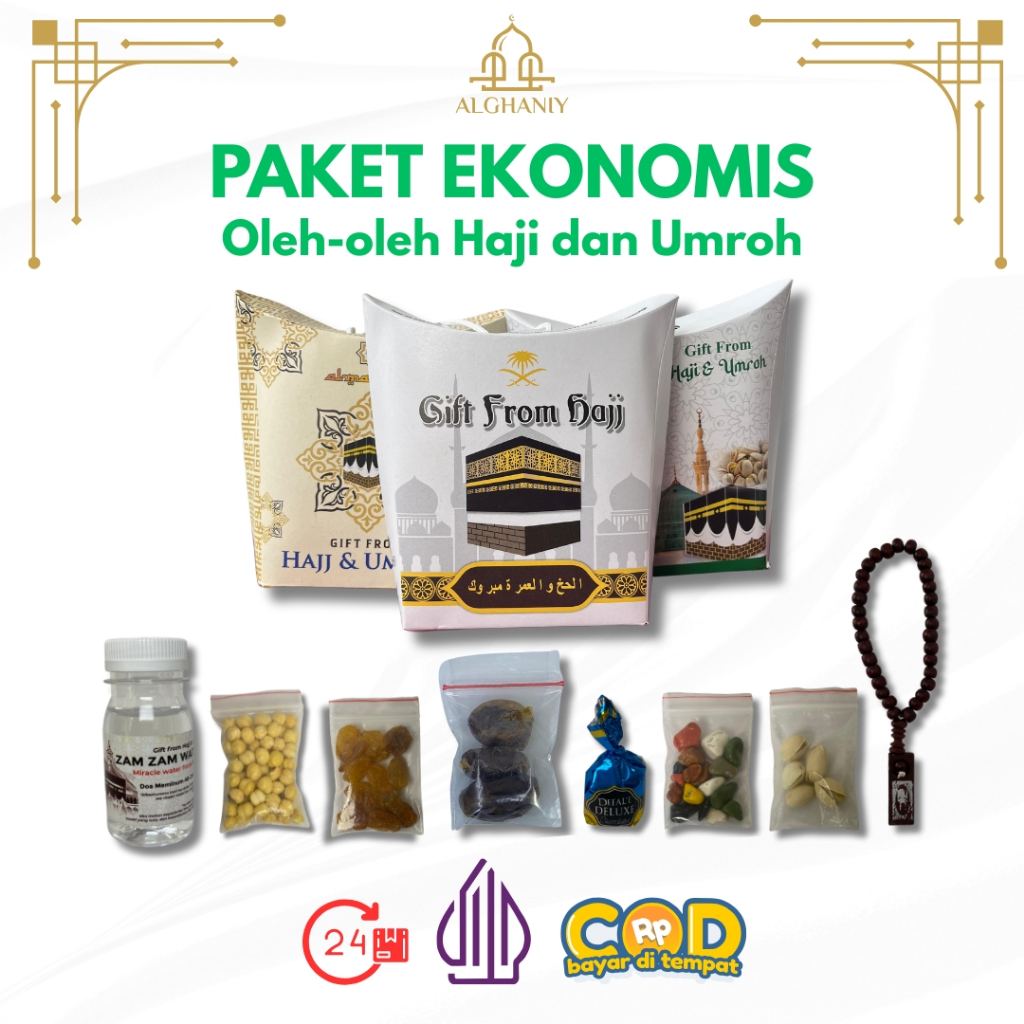 

Paket Oleh-oleh Haji dan Umroh / Paket Ekonomis Oleh-oleh Haji dan Umroh Lengkap