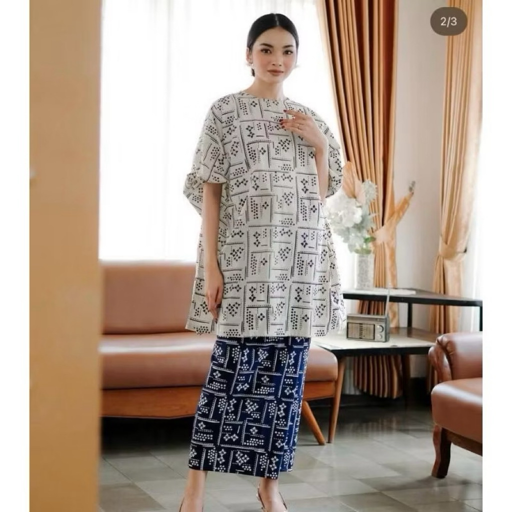 PRELOVED LENTERA SERIES BIRU • EID SERIES BY RISKAVEBRIE NETT PRICE