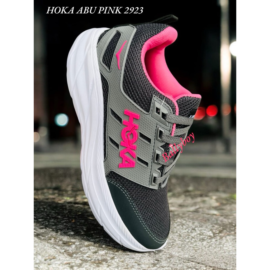 Sepatu Hoka Hitam Pria Wanita Sepatu Sneaker Hoka Desain Kekinian Banyak Variasi Warna [2]