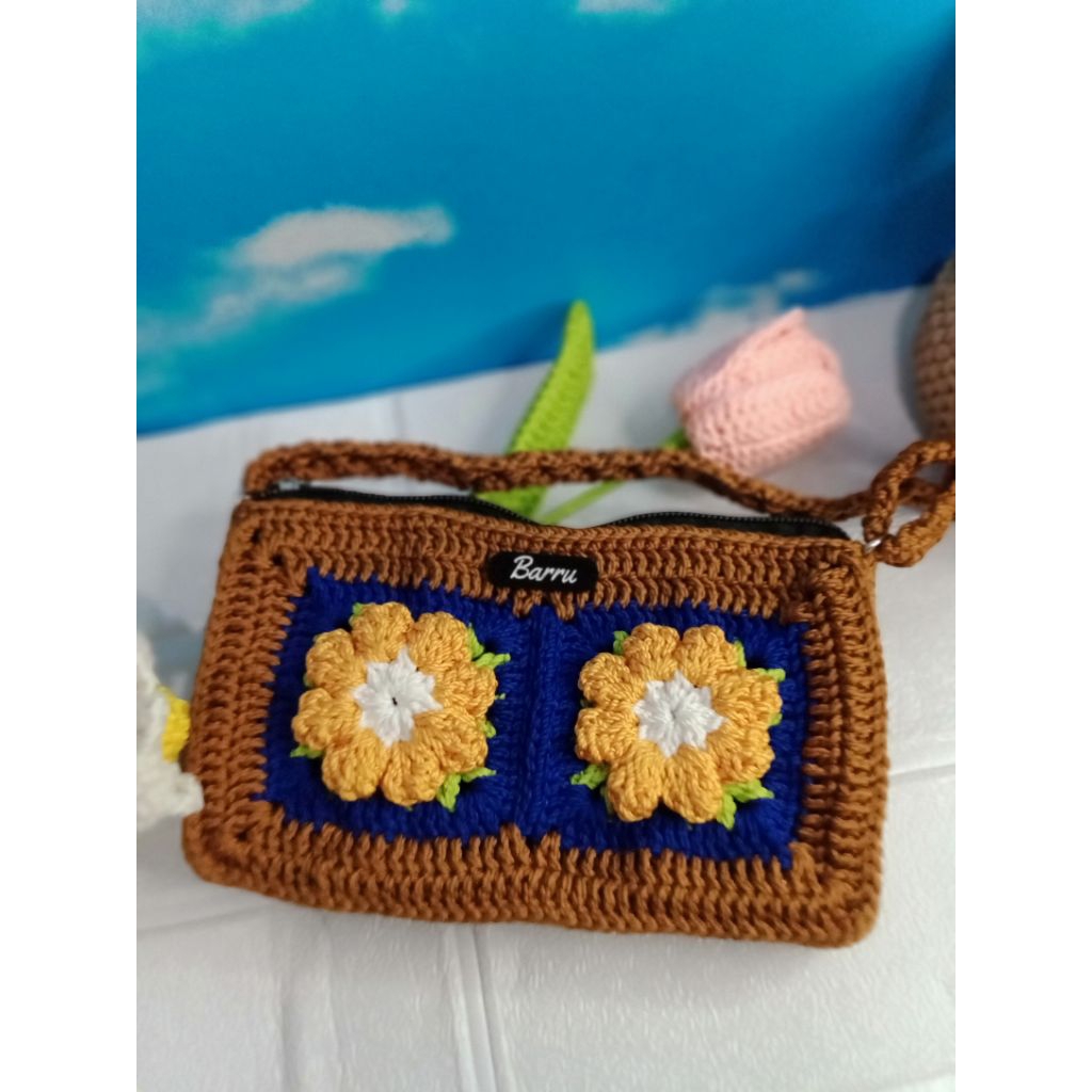 tas rajut hp selempang tas selempang tas rajut tas hp