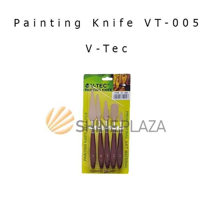 

KODE N45A Painting Knife VTec Set VT5 Pisau Palet Paint Knife VTec Set