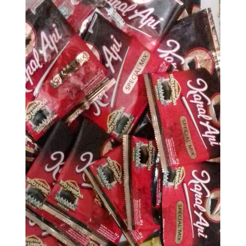 

bungkus kopi kapal api logo umroh isi 140pcs