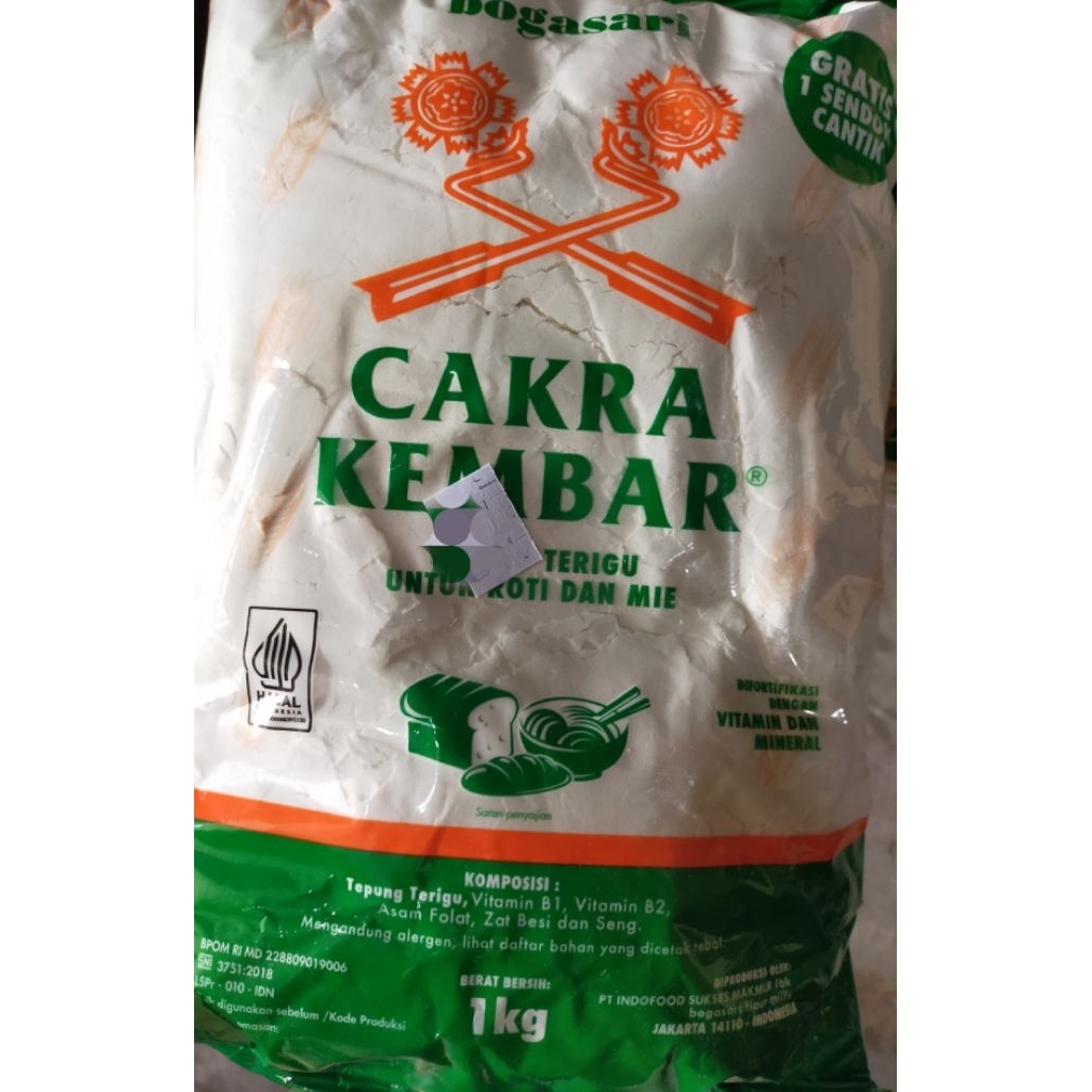 

cakra kembar/tepung terigu/cakra kembar premium/cakra kembar 1kg