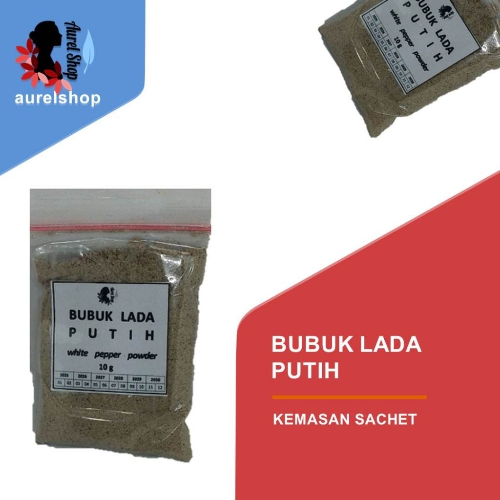 

Bubuk Lada Putih murah Kemasan Sachet 10g/ White Pepper