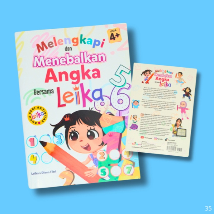 

KODE C99B LEIKA Buku Aktivitas Anak Cerdas Melengkapi dan Menebalkan Angka Bersama Leika Bergambar