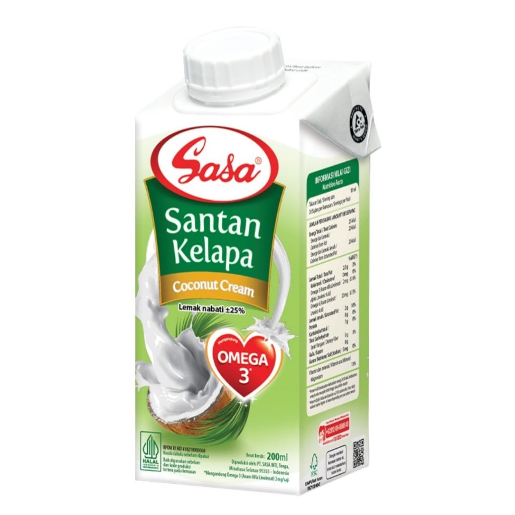

Santan sasa kelapa cair 200ml ready free bublewrap