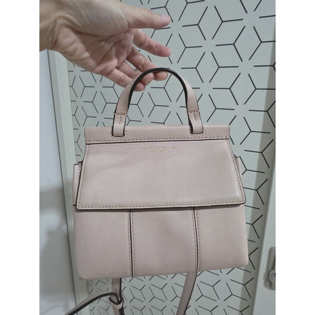 tory burch t satchel mini preloved