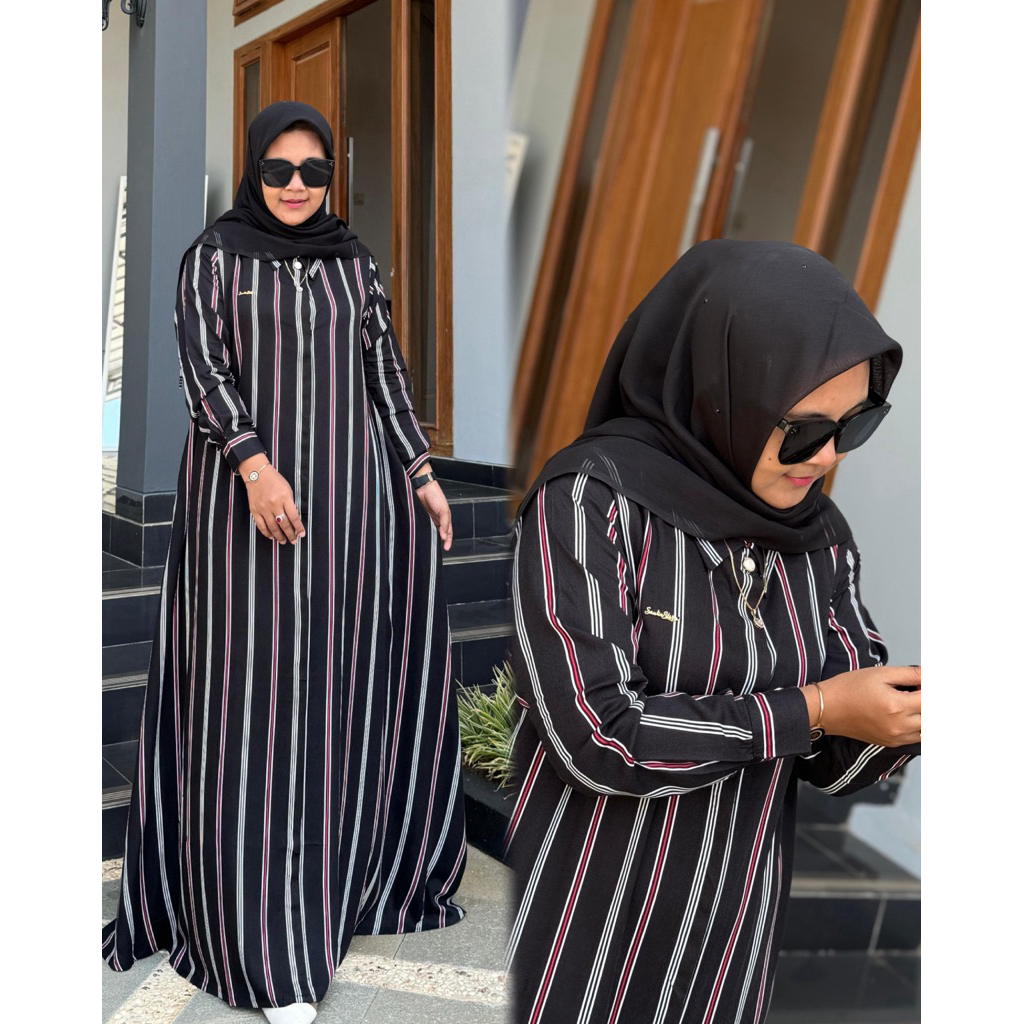 Dress/Gamis Salur Saulin store best seller Ori - SAULIN STORE