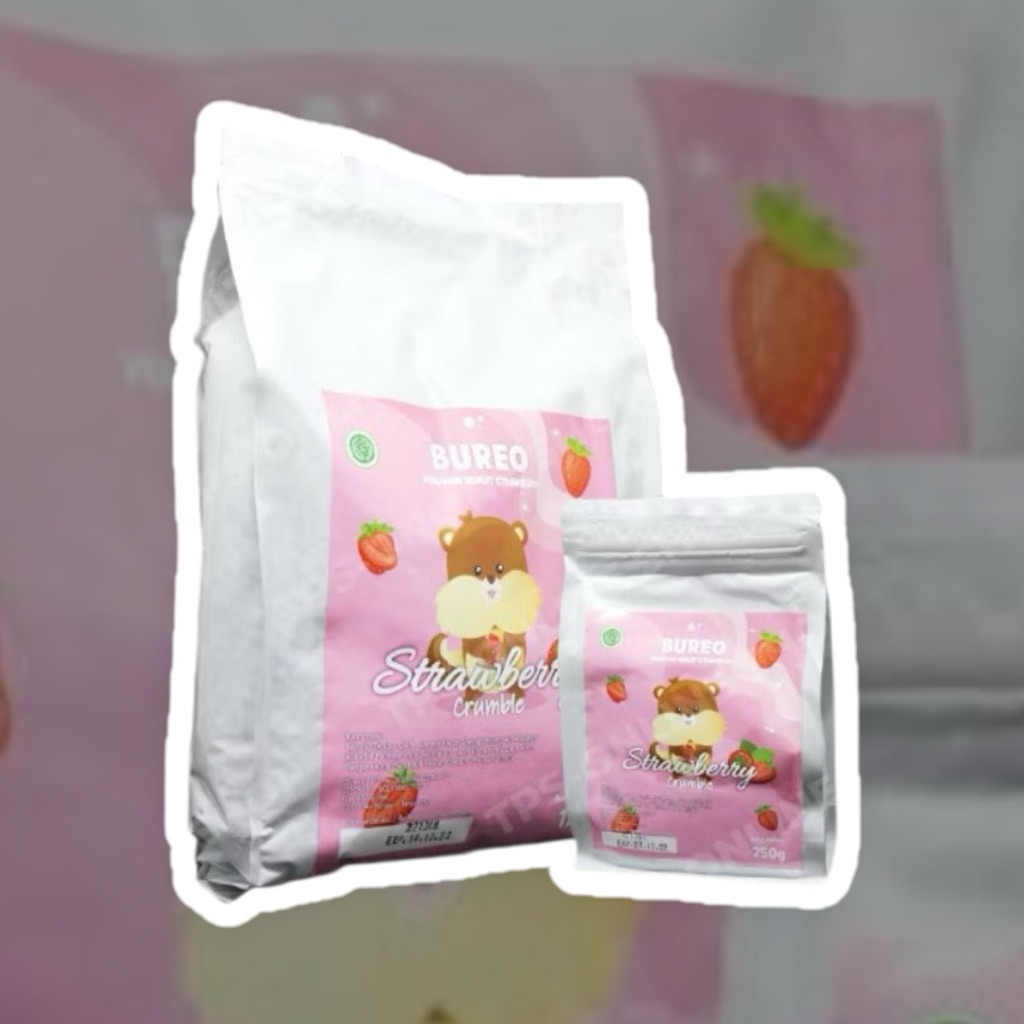 

Bureo Cookie Crumb / Strawberry Biscuit Crumbs Topping 1 kg