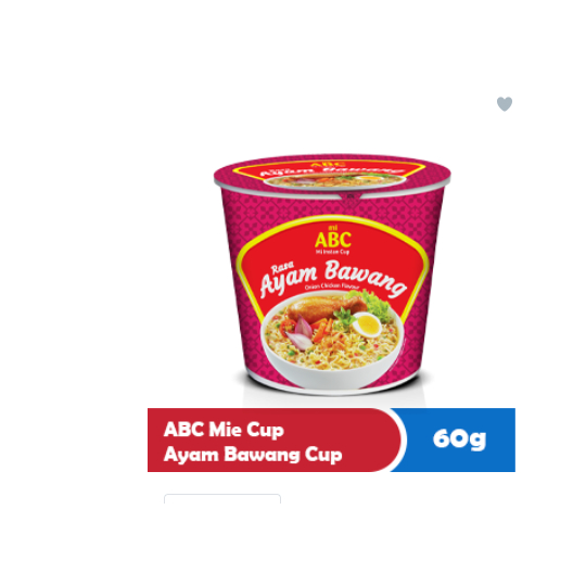 

ABC MIE CUP 60g