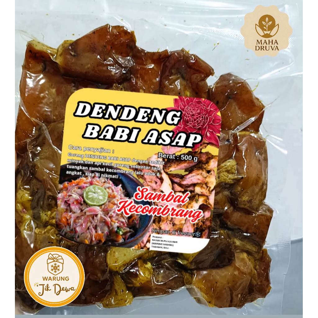 

Dendeng Babi Asap sambel Kecombrang