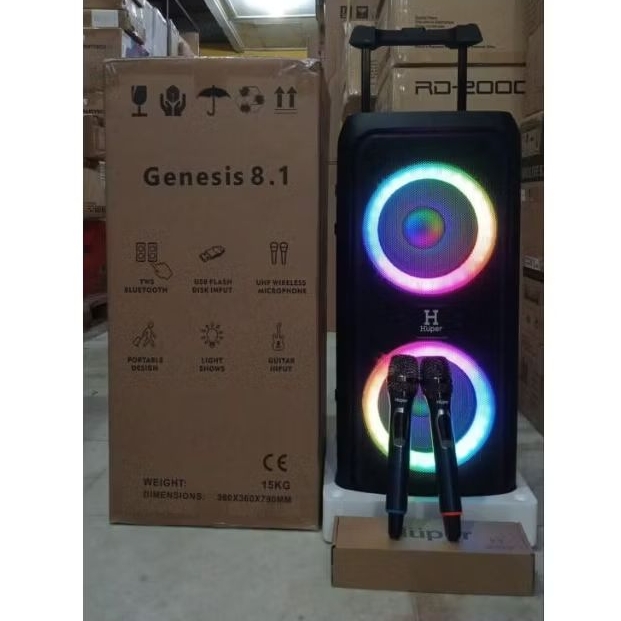 PORTABLE SPEAKER HUPER GENESIS 8.1