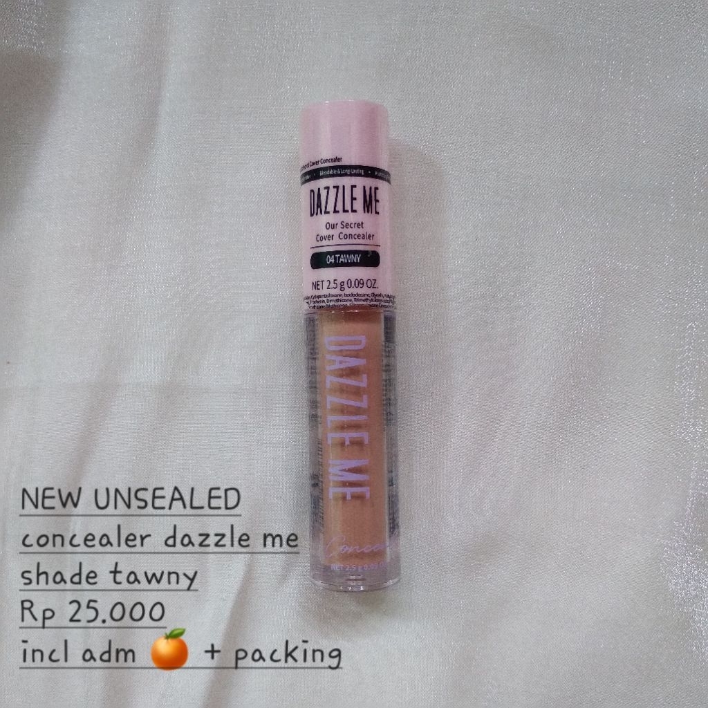 new unsealed dazzle me concealer shade tawny make up