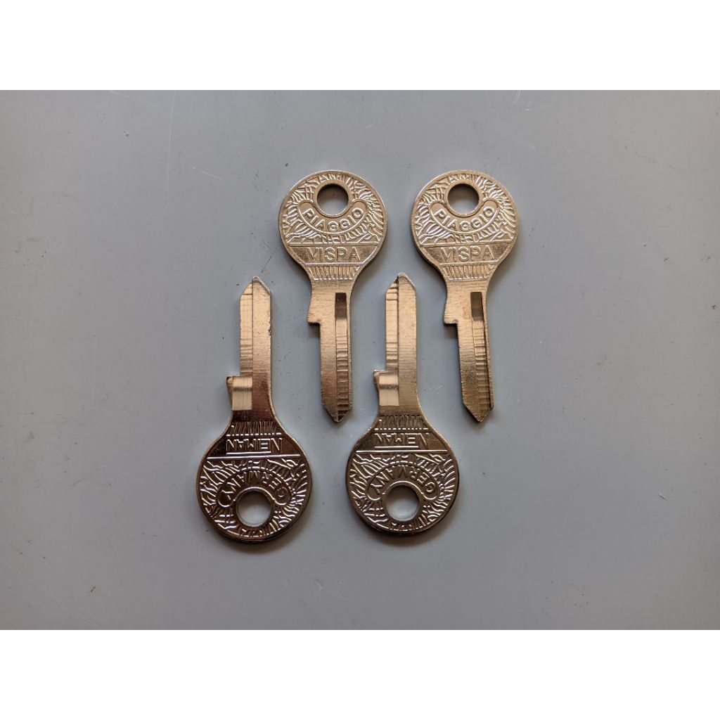 anak kunci blank blang stang vespa Super sprint vbb bajaj daun kunci stang vespa super sprint vbb ba