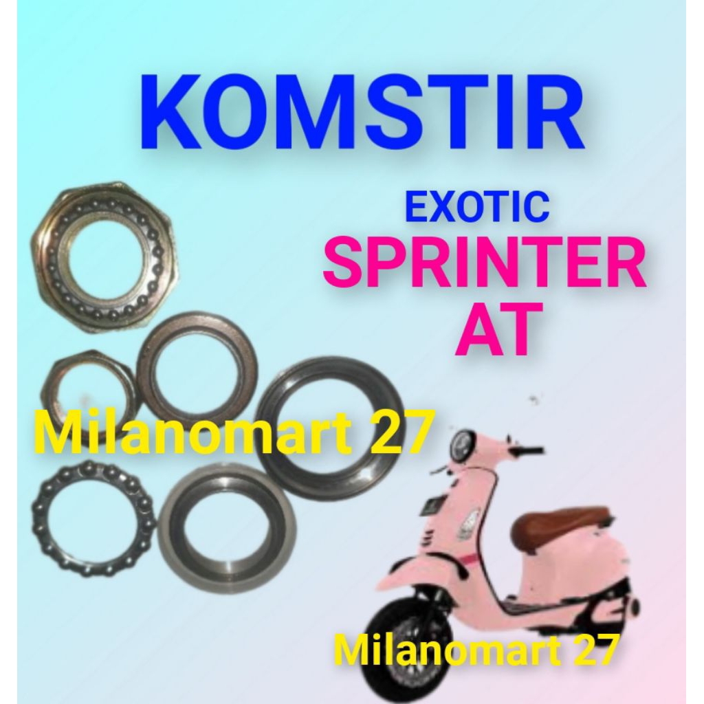 komstir exotic sprinter at kones headset komfork motor listrik exotic sprinter AT