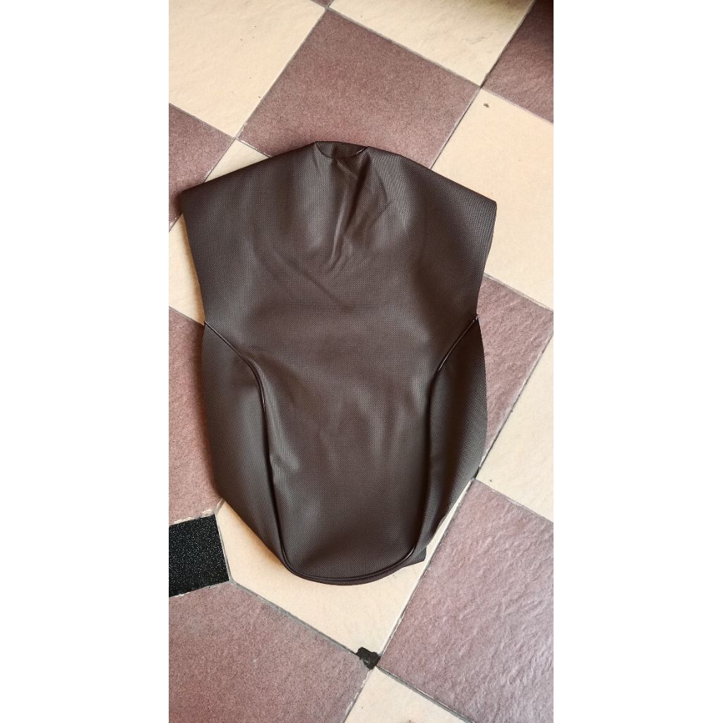 Cover Jok Scoopy Coklat Sarung Kulit Jok Motor