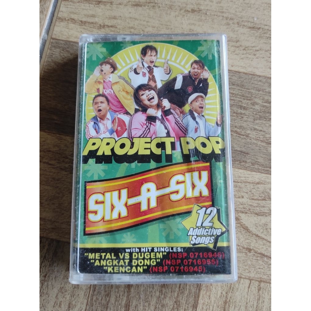 kaset pita PROJECT POP "six -a-six"