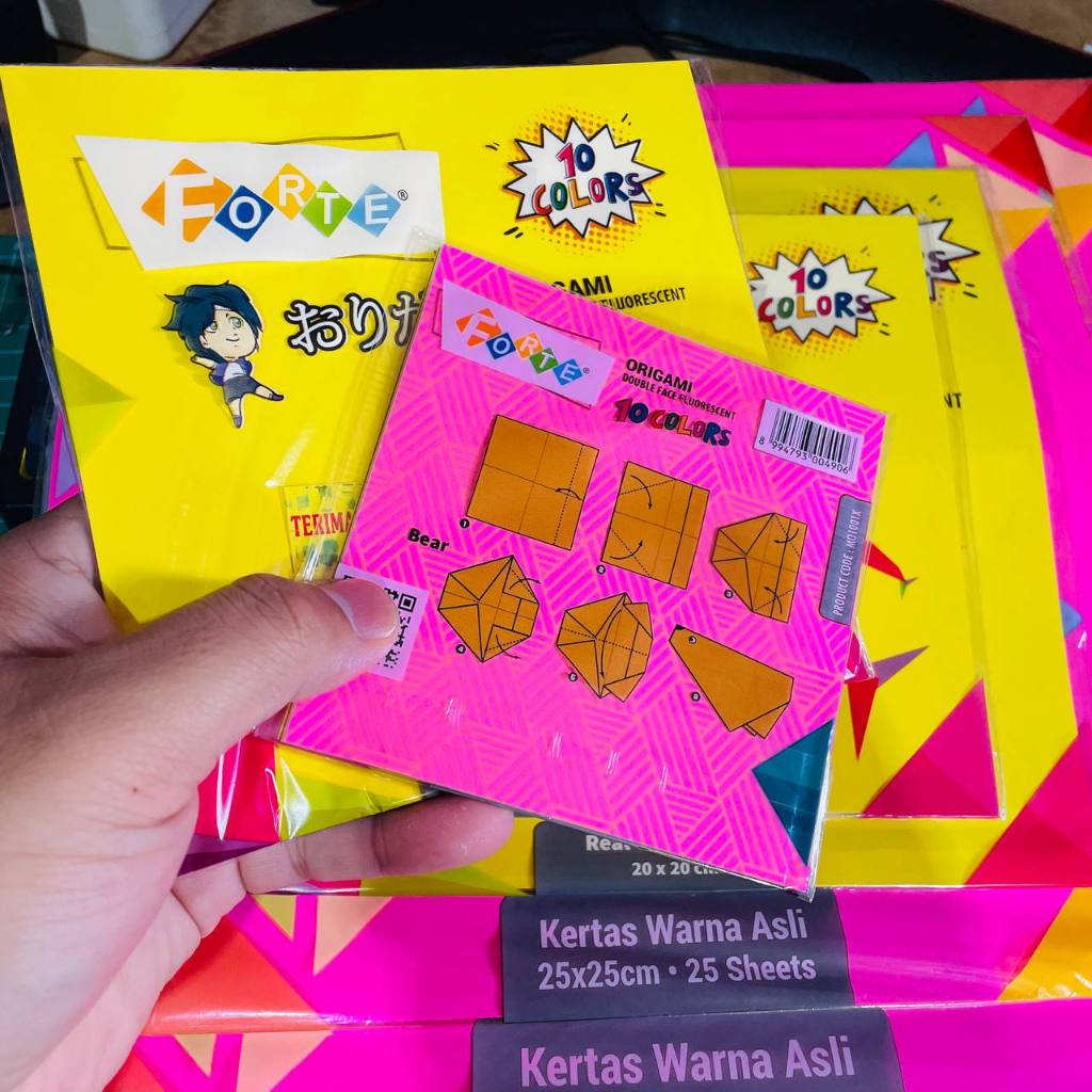 

Kertas Origami Aneka Ukuran Forte