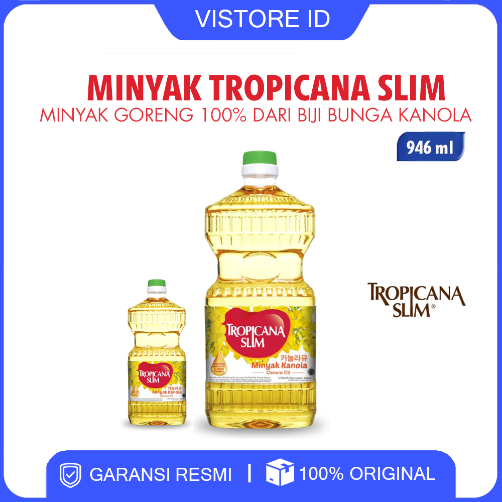 

Minyak Tropicana Slim Minyak Kanola 946ml | Minyak Goreng Kanola