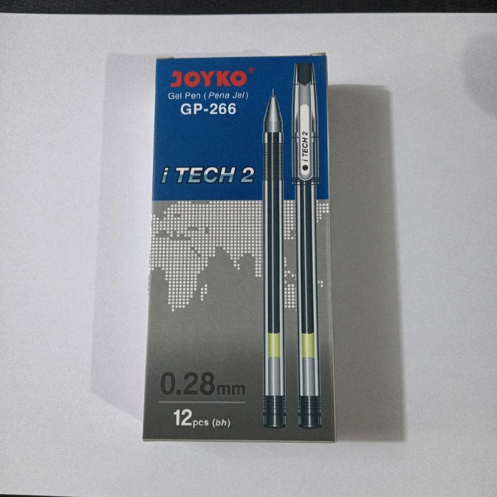

Pulpen Gel JOYKO GP-266 iTech 2 0.28 mm 1 pack isi 12 pcs / Gel Pen Stationery