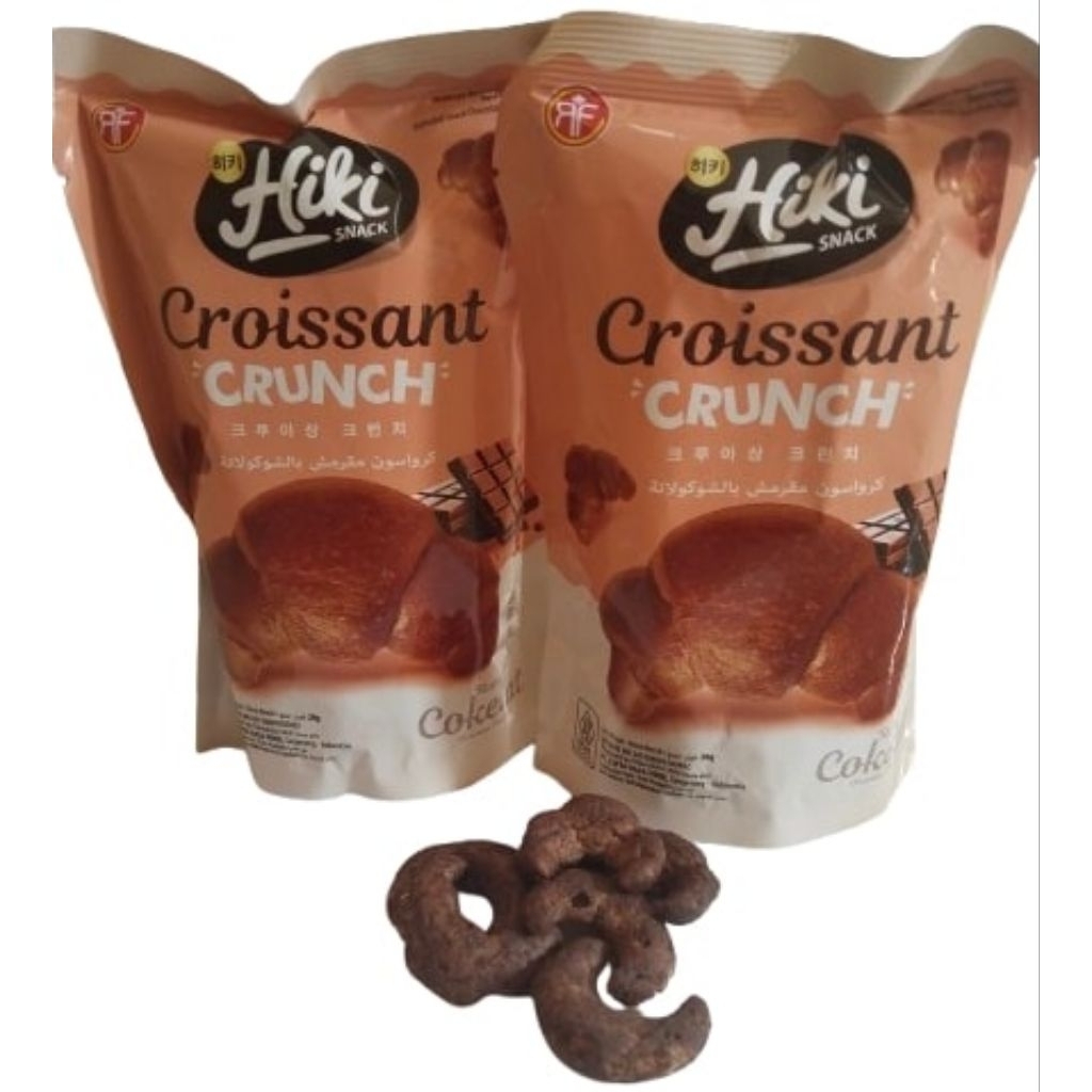 

Hiki Snack Croissant Crunch Cemilan Korea Rasa Coklat