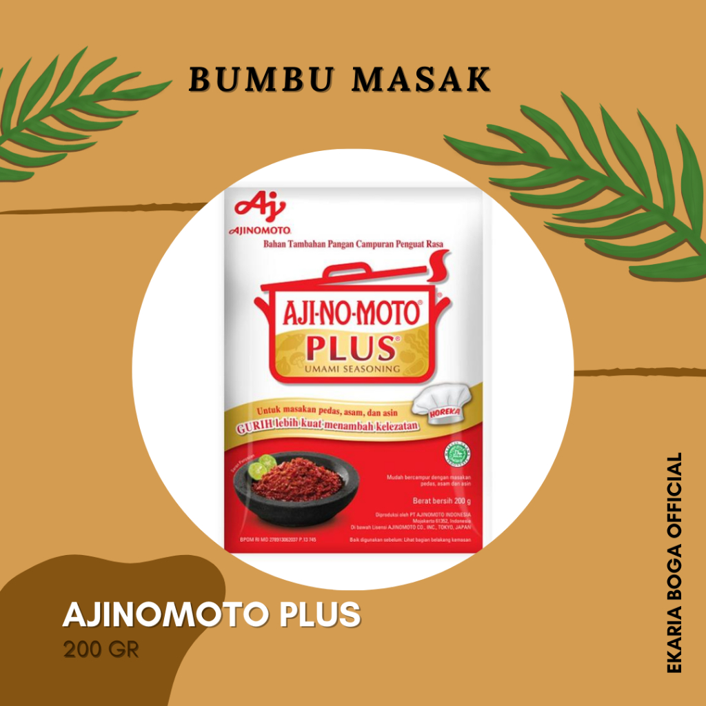 

BUMBU TABUR | BUMBU MASAK| BUMBU KEMASAN| AJINOMOTO PLUS 200 GR