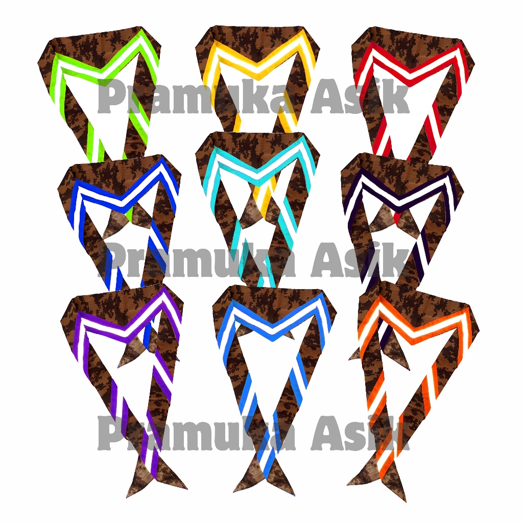 Scraf Loreng Pramuka Menyala Skraf Doreng Pramuka Scout