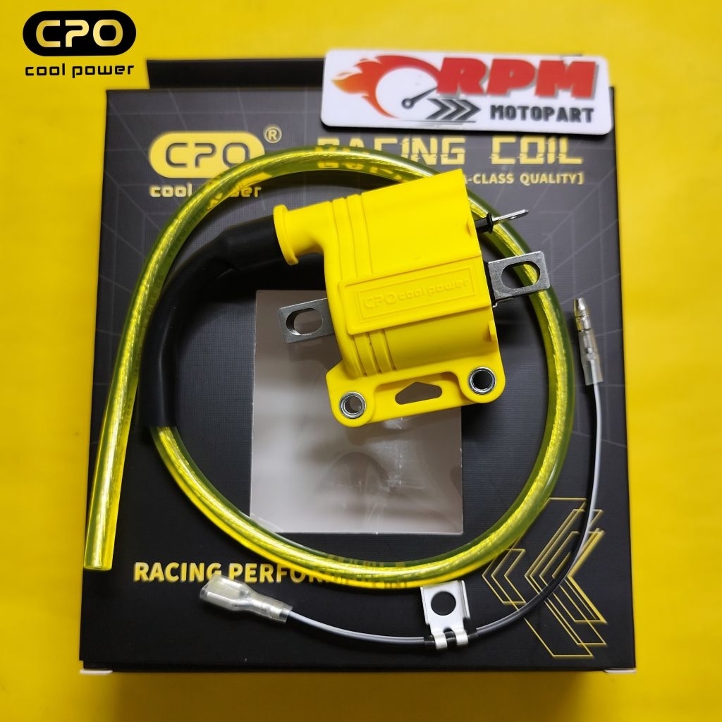Koil Coil Ignition12v CPO Pengapian Koil Karburator or Injeksi Koil Racing Original CPO Cool Power