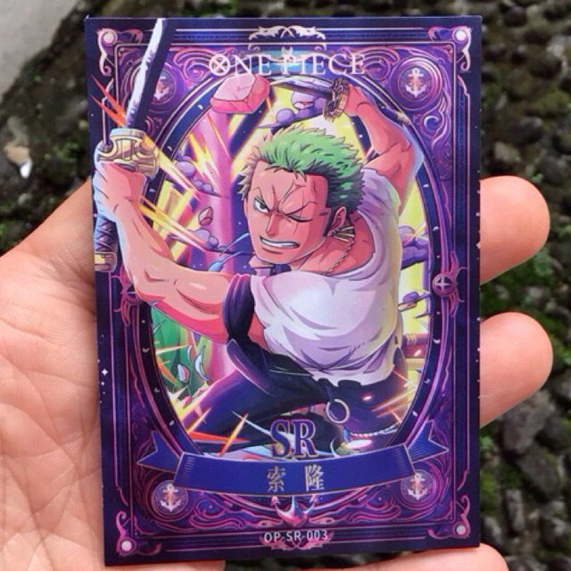 KARTU ONE PIECE GRAND LINE RORONOA ZORO ENDLESS TREASURE