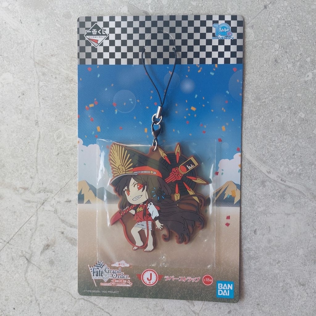 Gantungan Kunci Fate/Grand Order (FGO) Oda Nobunaga Berserker Summer Kuji Rubber Strap