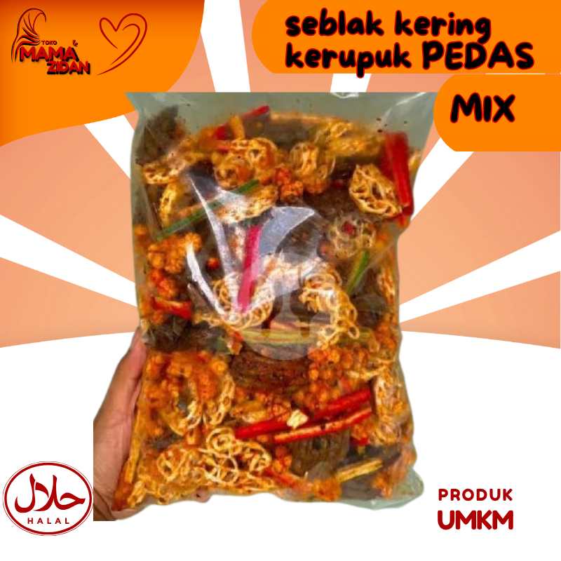

Seblak Kerupuk Mix Pedas Daun Jeruk/Seblak Viral