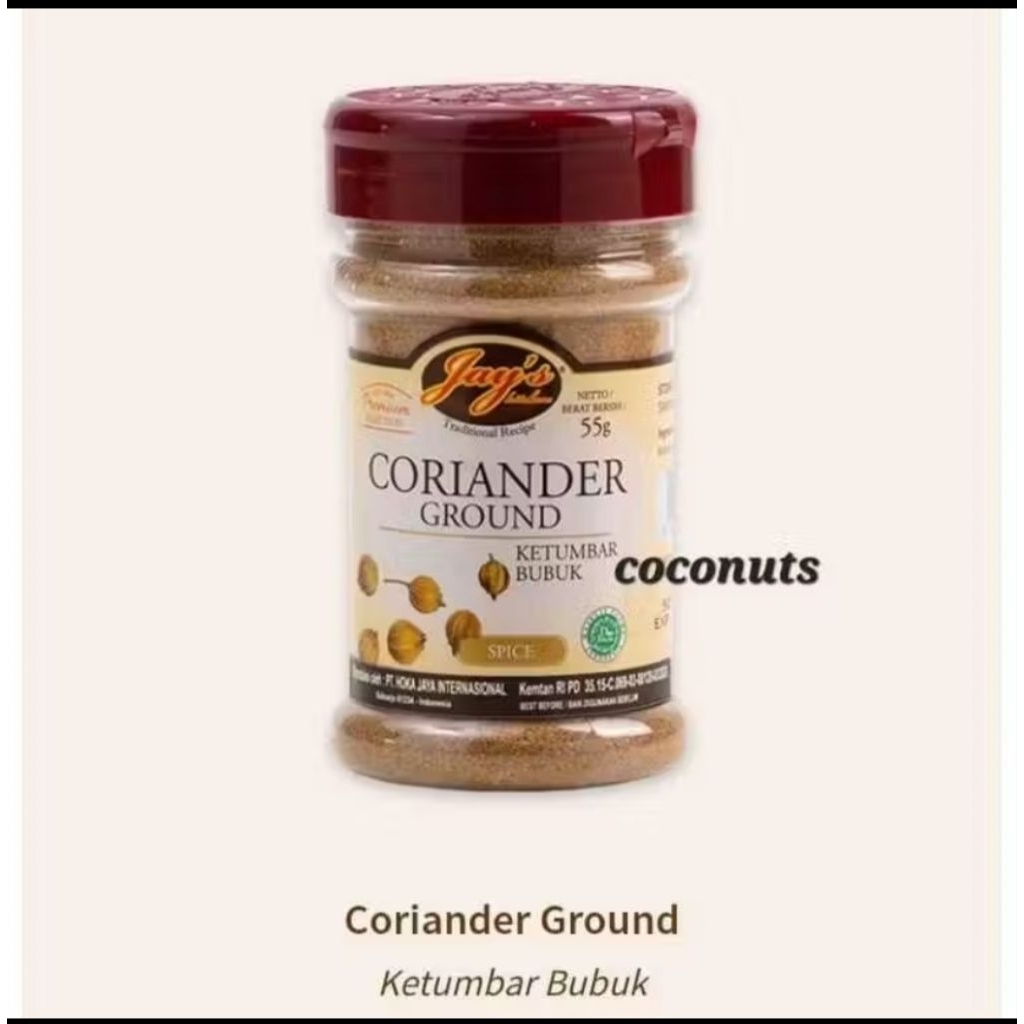 

Jays Roasted Coriander Seed 45gr / Jays Ketumbar Biji