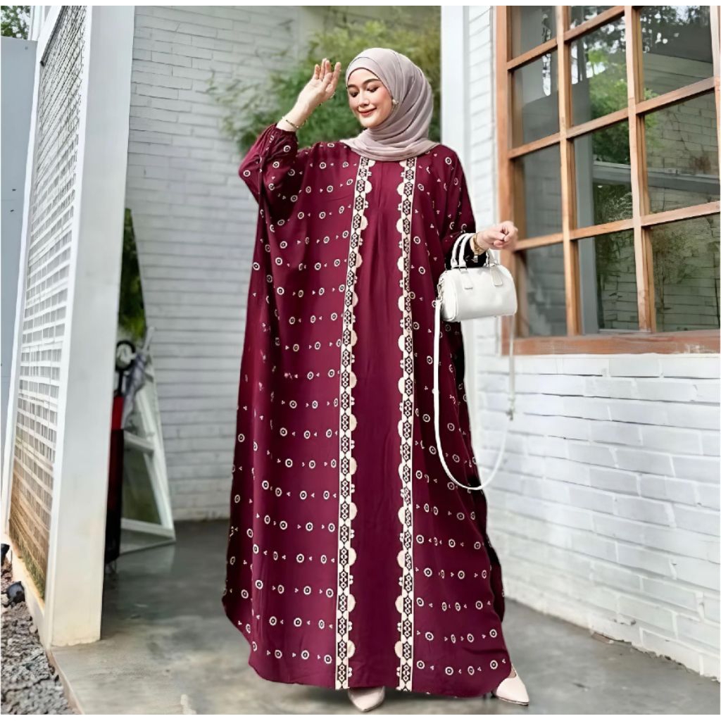 Grosir Kaftan Terbaru Kekinian | Kaftan Super Jumbo | Daster Lowo Termurah