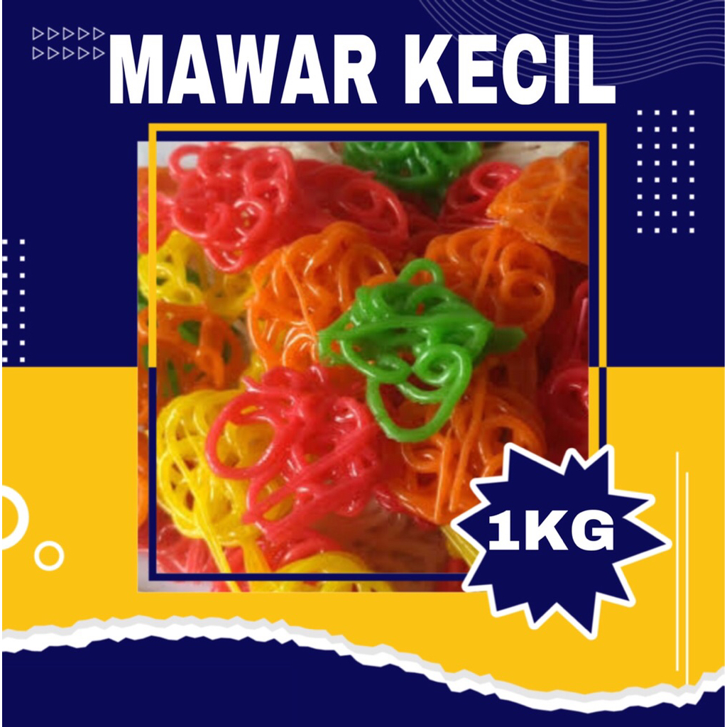 

Kerupuk Mentah Mawar Kecil 1KG Cocok Buat Toping Seblak dan kerupuk