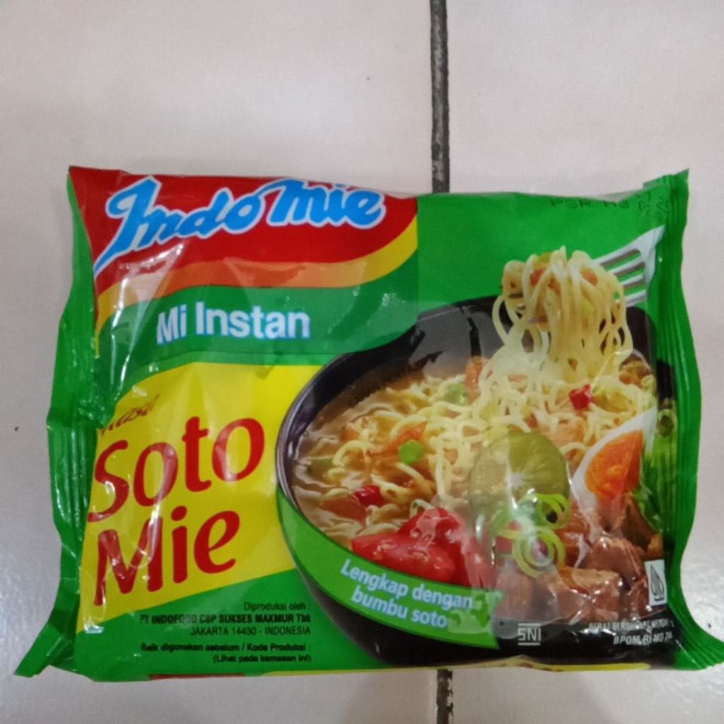 

Indomie Mi Instan Rasa Soto Mie 70gr