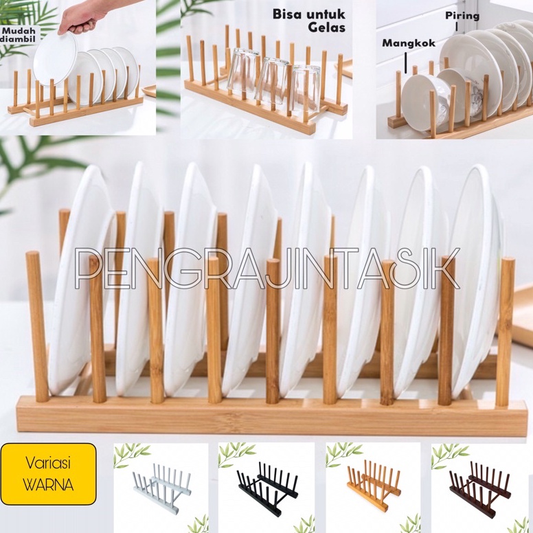 Produk Ekslusif Rak Piring Kayu  Rak Aesthetic  Rak Sebaguna  Rak Piring  Rak Gelas  Rak Buku  Dish 