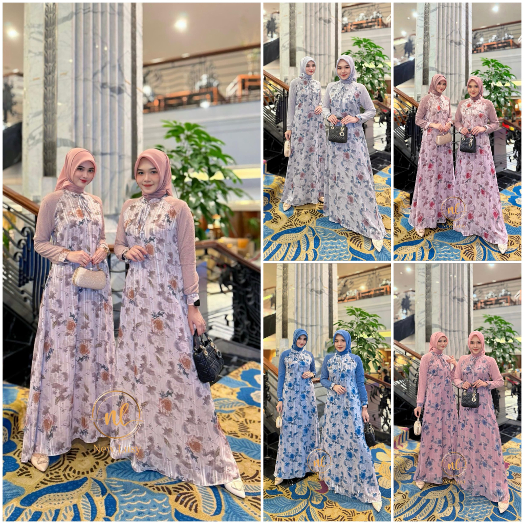 LuxuryFashion READY GAMIS DRESS WANITA NAZWA BY NEW LUSY BEST SELLER