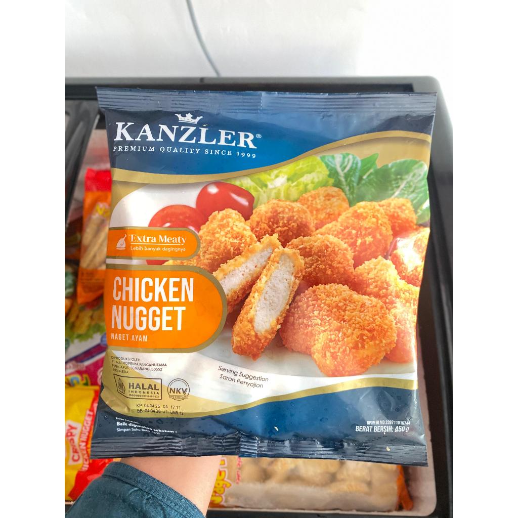 

KANZLER CHICKEN NUGGET 450G / NAGET AYAM / AYU PUTRI FROZEN FOOD