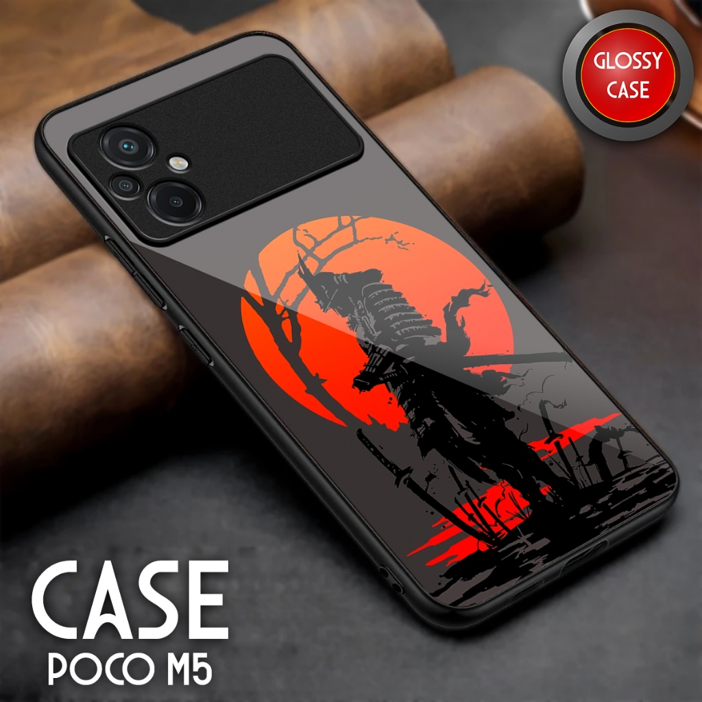 Softcase Poco M5 - Casing Hp Poco M5 - Case Kaca Glossy - Kesing Hp Poco M5 - Softcase Sublime Akses