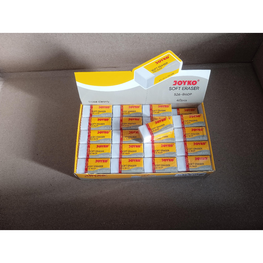 

BISA INSTANT / COD Penghapus Joyko Soft Eraser 526-B40P/B40 Termurah Gratis Ongkir di Shopee