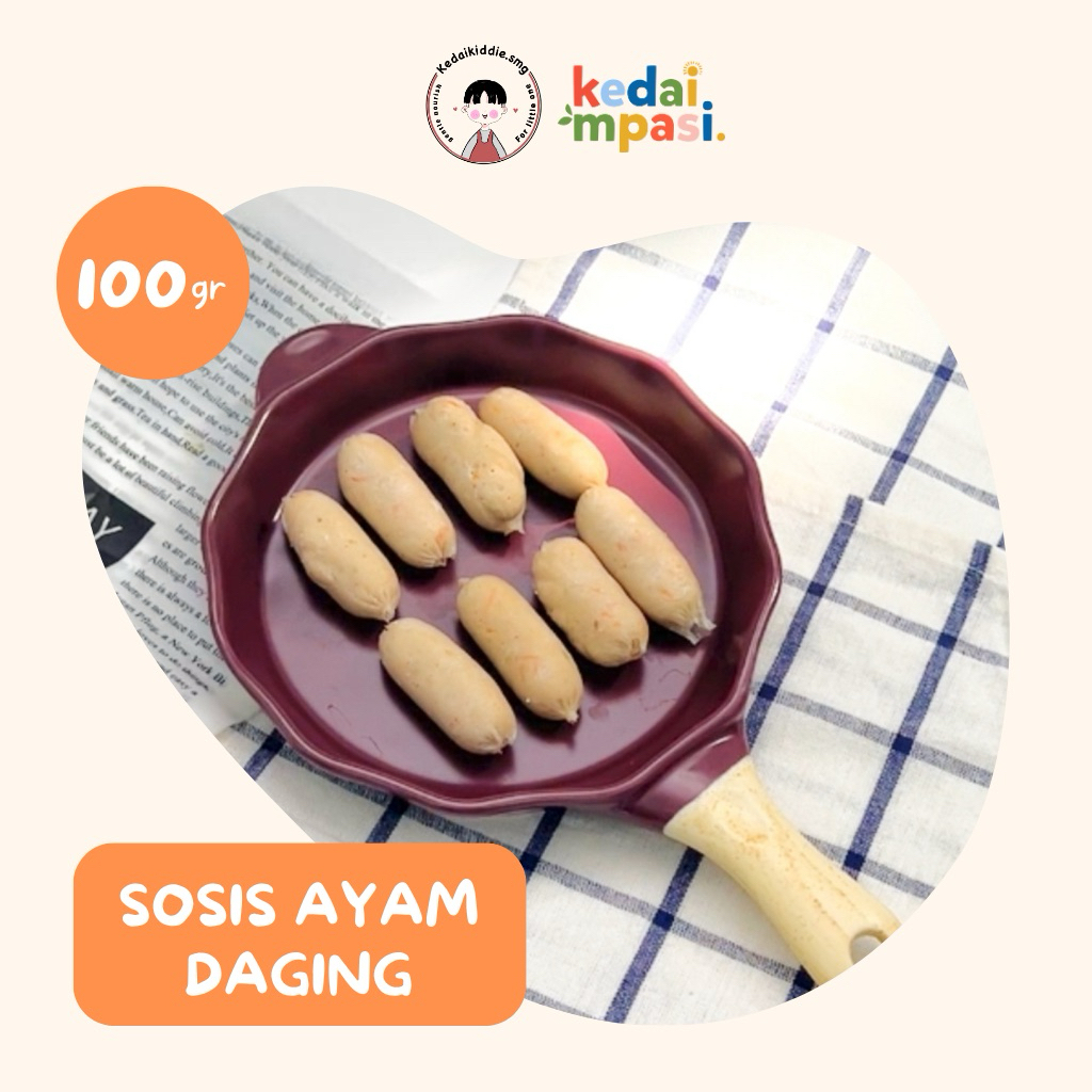 

KEDAIMPASI - Sosis ayam daging tinggal di kukus/goreng/oven/microwave