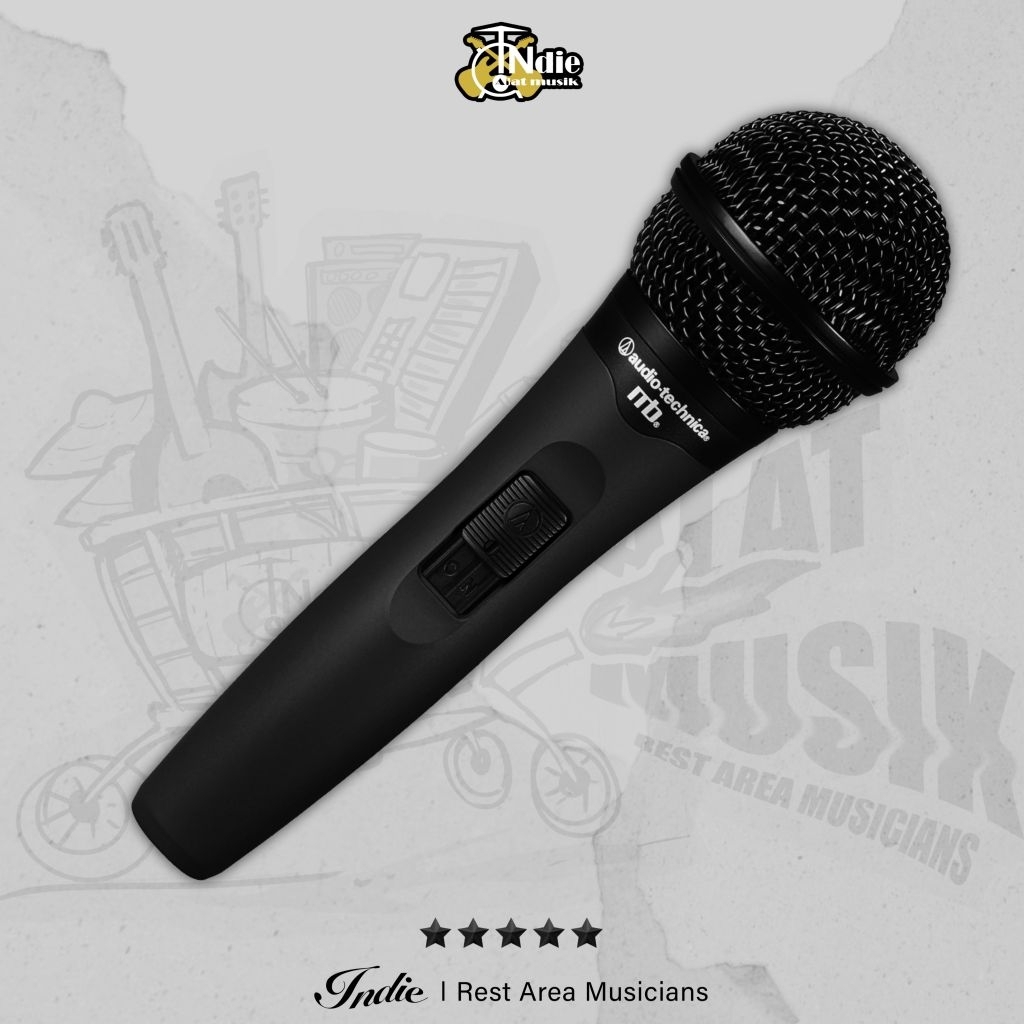 Audio Technica Mic Vocal Dynamic MB1K Black