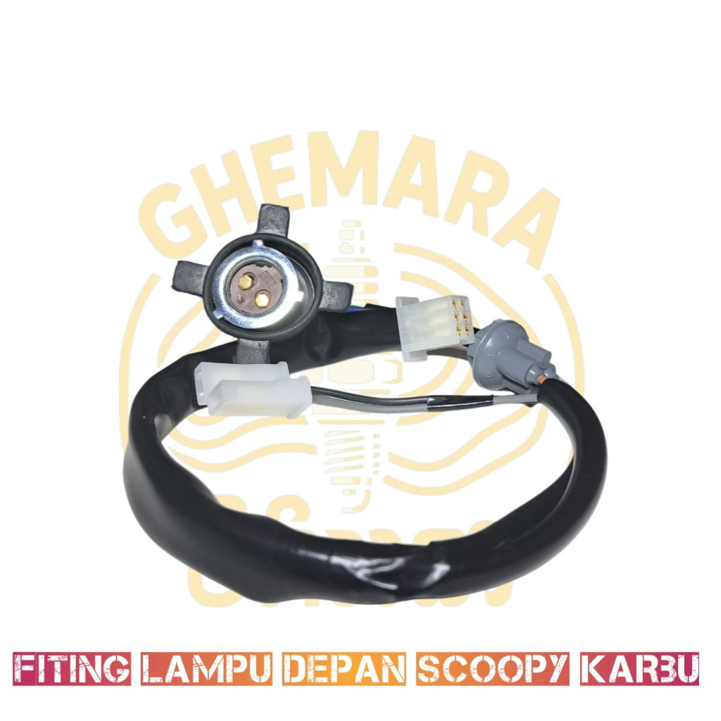 soket fitting lampu depan Scoopy karbu